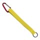 3/4 Sewn Polyester Keychain with Metal Split - Ring and Carabiner