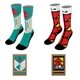 19 Dye - Sublimated Socks (Pair) with Trifold Packaging