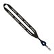 3/4 Polyester Lanyard with Metal Crimp Retractable Badge Reel