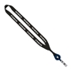 3/4 Polyester Lanyard with Metal Crimp Retractable Badge Reel