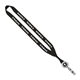 3/4 Polyester Lanyard with Metal Crimp Retractable Badge Reel