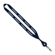 3/4 Polyester Lanyard with Metal Crimp Retractable Badge Reel