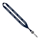 3/4 Polyester Lanyard with Metal Crimp Retractable Badge Reel
