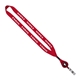 3/4 Polyester Lanyard with Metal Crimp Retractable Badge Reel