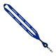 3/4 Polyester Lanyard with Metal Crimp Retractable Badge Reel