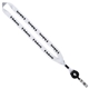 3/4 Polyester Lanyard with Metal Crimp Retractable Badge Reel
