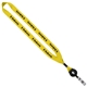 3/4 Polyester Lanyard with Metal Crimp Retractable Badge Reel