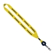 3/4 Polyester Lanyard with Metal Crimp Retractable Badge Reel