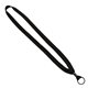 5/8 Polyester Shoelace Lanyard with Metal Crimp Split - Ring