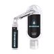 1.9 oz Clear Sanitizer with Carabiner attached to SPF 15 Lip Balm