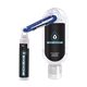 1.9 oz Clear Sanitizer with Carabiner attached to SPF 15 Lip Balm