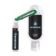 1.9 oz Clear Sanitizer with Carabiner attached to SPF 15 Lip Balm