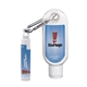 1.9 oz SPF 30 Sunscreen with Carabiner and SPF 15 Lip Balm in White Tube with Hook Cap