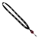5/8 New Polyester Shoelace Lanyard with Retractable Badge Reel