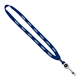 5/8 New Polyester Shoelace Lanyard with Retractable Badge Reel