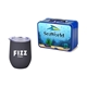 Retro Lunchbox + Single 12 oz Rubberized Finish Stemless Wine Glass In Vacuum Formed Insert
