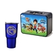 Retro Lunchbox + 20 oz Economy Stainless Steel Tumbler In Vacuum Formed Insert