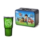 Retro Lunchbox + 20 oz Economy Stainless Steel Tumbler In Vacuum Formed Insert