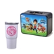 Retro Lunchbox + 20 oz Economy Stainless Steel Tumbler In Vacuum Formed Insert