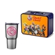 Retro Lunchbox + 20 oz Economy Stainless Steel Tumbler In Vacuum Formed Insert