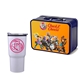 Retro Lunchbox + 20 oz Economy Stainless Steel Tumbler In Vacuum Formed Insert
