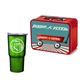 Retro Lunchbox + 20 oz Economy Stainless Steel Tumbler In Vacuum Formed Insert