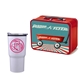 Retro Lunchbox + 20 oz Economy Stainless Steel Tumbler In Vacuum Formed Insert