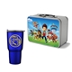 Retro Lunchbox + 20 oz Economy Stainless Steel Tumbler In Vacuum Formed Insert