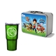 Retro Lunchbox + 20 oz Economy Stainless Steel Tumbler In Vacuum Formed Insert