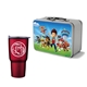 Retro Lunchbox + 20 oz Economy Stainless Steel Tumbler In Vacuum Formed Insert