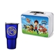 Retro Lunchbox + 20 oz Economy Stainless Steel Tumbler In Vacuum Formed Insert
