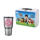 Retro Lunchbox + 20 oz Economy Stainless Steel Tumbler In Vacuum Formed Insert