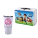Retro Lunchbox + 20 oz Economy Stainless Steel Tumbler In Vacuum Formed Insert