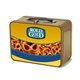 Retro Lunchbox + Contoured 20 oz Wood Tone Stainless Steel Tumbler In Vacuum Formed Insert