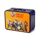 Retro Lunchbox + Contoured 20 oz Wood Tone Stainless Steel Tumbler In Vacuum Formed Insert