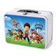 Retro Lunchbox + Contoured 20 oz Wood Tone Stainless Steel Tumbler In Vacuum Formed Insert