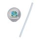 Silicone Straw In Round Container