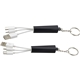 Trey 3- in -1 Light - Up Charging Cable with Keychain