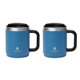 Manna(TM) Boulder Two - Piece Camping Mug Gift Set