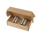 10oz. Stainless Steel Low Ball Glasses Gift Box Set