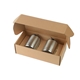 10oz. Stainless Steel Low Ball Glasses Gift Box Set