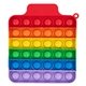 Promotional Custom Push Pop It Square Stress Reliever Game