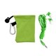 Microfiber Colorful Ear Bud Pouch