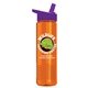 The Wave - 24 oz Tritan(TM) Bottle with Flip straw lid and Digital imprint