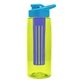 The Flair - 26 oz Transparent Tritan(TM) Bottle with Drink thru lid, Large infuser, and Digital Imprint