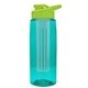 The Flair - 26 oz Transparent Tritan(TM) Bottle with Drink thru lid, Large infuser, and Digital Imprint