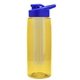 The Flair - 26 oz Transparent Tritan(TM) Bottle with Drink thru lid, Large infuser, and Digital Imprint
