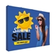 10 Straight Splash Floor Display Wrap Kit (Block - Out Fabric)