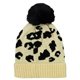 Leopard Print Pom Beanie