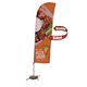 10.5 Value Blade Sail Sign Kit (Double - Sided with Cross Base)